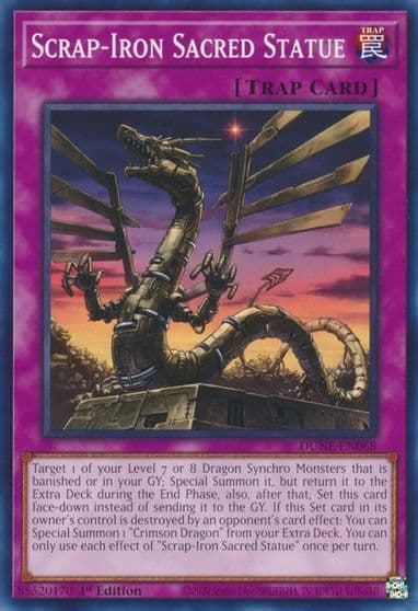 Scrap Iron Sacred Statue Duelist Nexus Yu-Gi-Oh! card