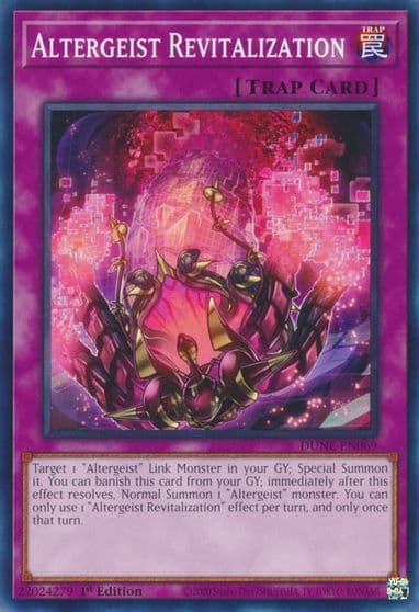 Altergeist Revitalization Duelist Nexus Yu-Gi-Oh! card
