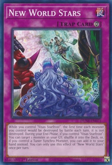 New World Stars Duelist Nexus Yu-Gi-Oh! card