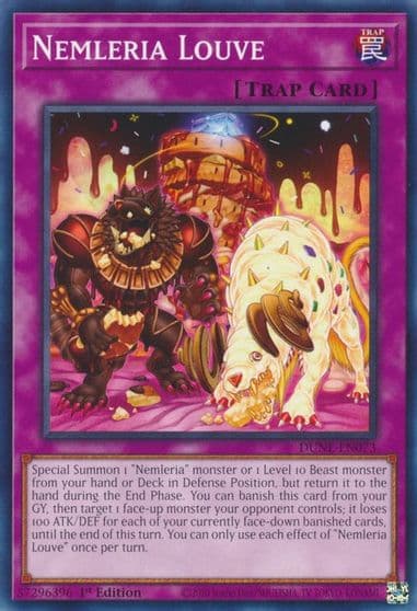 Nemleria Louve Duelist Nexus Yu-Gi-Oh! card