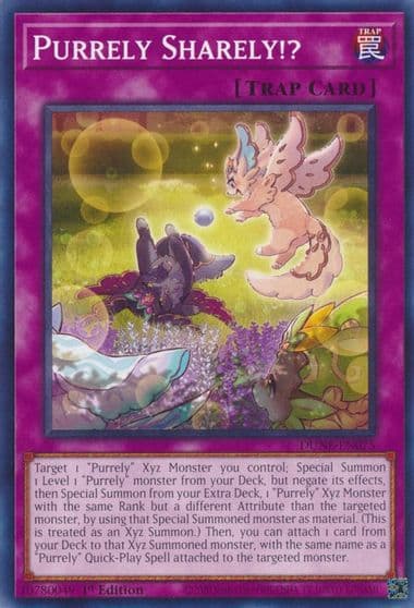 Purrely Sharely Duelist Nexus Yu-Gi-Oh! card