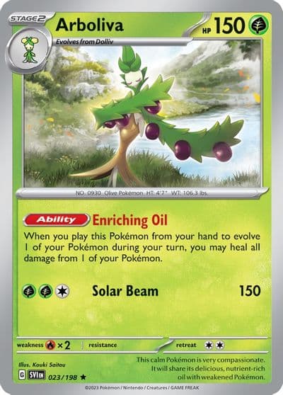Arboliva (Line Holo) Miscellaneous Cards & Products Pokemon card