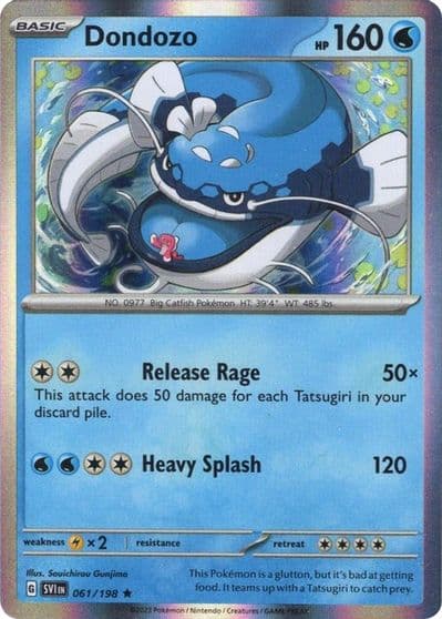 Dondozo (Line Holo) Miscellaneous Cards & Products Pokemon card