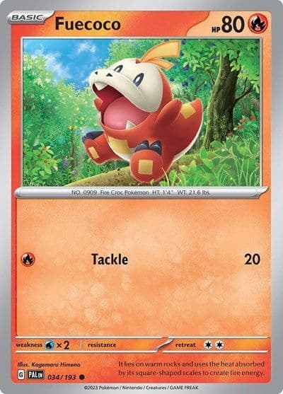 Fuecoco (Summer 2023 Collector Chest) Miscellaneous Cards & Products Pokemon card