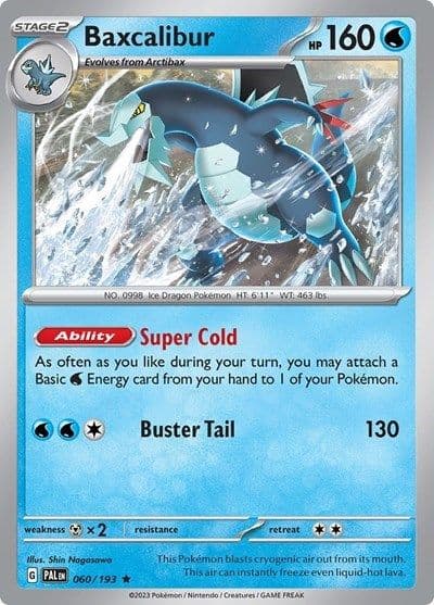 Baxcalibur Deck Exclusives Pokemon card