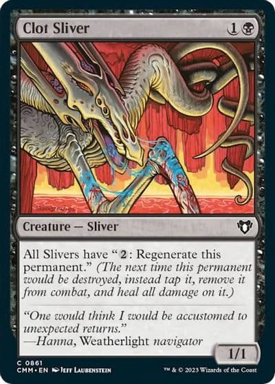 Clot Sliver Commander Masters Magic card