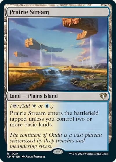 Prairie Stream Commander Masters Magic card