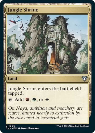 Jungle Shrine Commander Masters Magic card