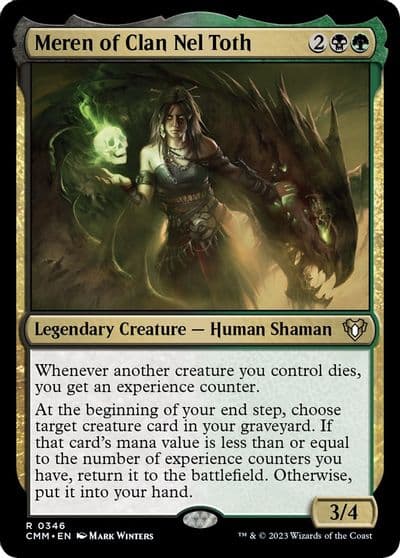 Meren of Clan Nel Toth Commander Masters Magic card