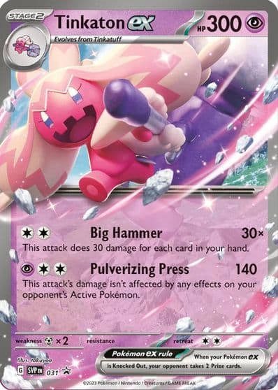 Tinkaton ex - 031 SV: Scarlet & Violet Promo Cards Pokemon card