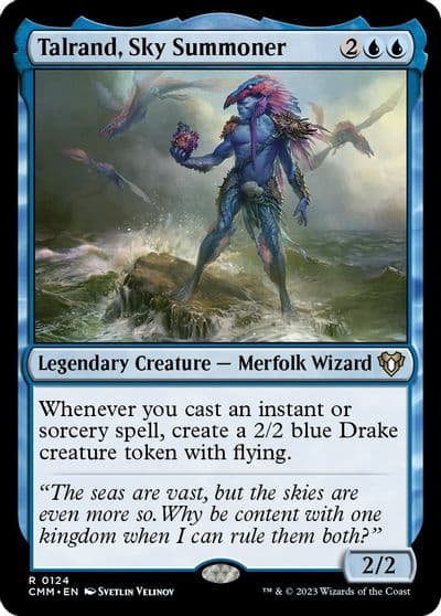 Talrand Sky Summoner Commander Masters Magic card