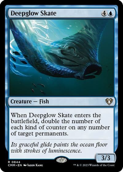 Deepglow Skate Commander Masters Magic card