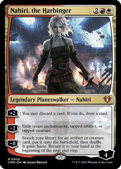 Nahiri the Harbinger Commander Masters Magic card