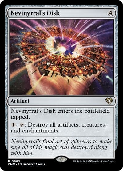 Nevinyrrals Disk Commander Masters Magic card