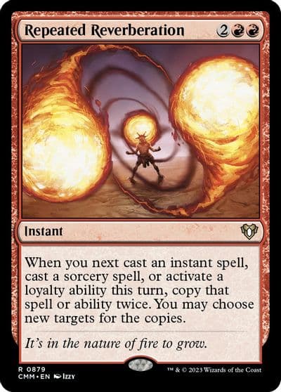 Repeated Reverberation Commander Masters Magic card
