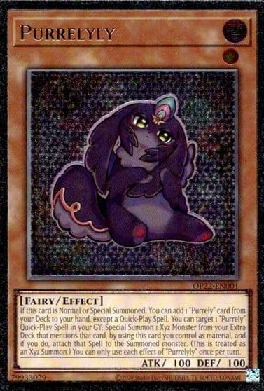 Purrelyly UTR OTS Tournament Pack 22 Yu-Gi-Oh! card