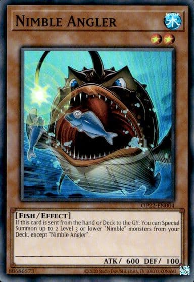 Nimble Angler OTS Tournament Pack 22 Yu-Gi-Oh! card