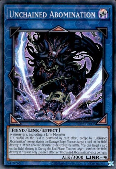 Unchained Abomination OTS Tournament Pack 22 Yu-Gi-Oh! card