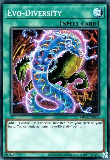 Evo Diversity OTS Tournament Pack 22 Yu-Gi-Oh! card