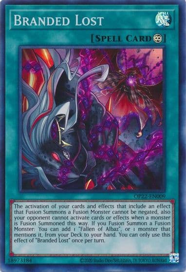 Branded Lost OTS Tournament Pack 22 Yu-Gi-Oh! card