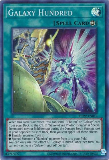 Galaxy Hundred OTS Tournament Pack 22 Yu-Gi-Oh! card
