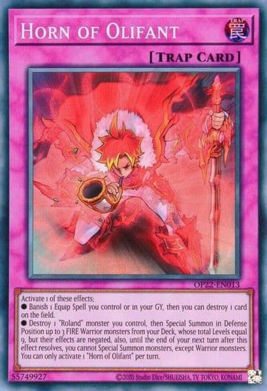 Horn of Olifant OTS Tournament Pack 22 Yu-Gi-Oh! card