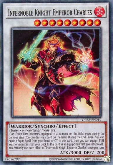 Infernoble Knight Emperor Charles OTS Tournament Pack 22 Yu-Gi-Oh! card