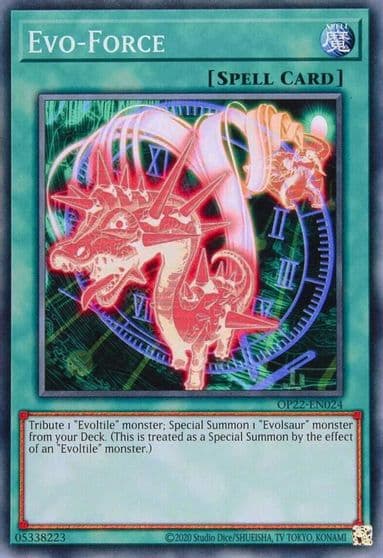 Evo Force OTS Tournament Pack 22 Yu-Gi-Oh! card