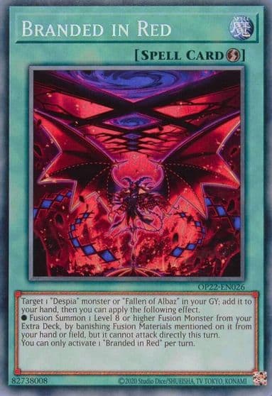 Branded in Red OTS Tournament Pack 22 Yu-Gi-Oh! card