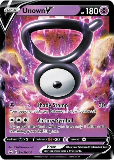 Unown V - SWSH300 SWSH: Sword & Shield Promo Cards Pokemon card