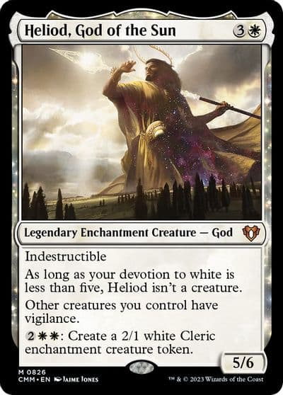 Heliod God of the Sun Commander Masters Magic card
