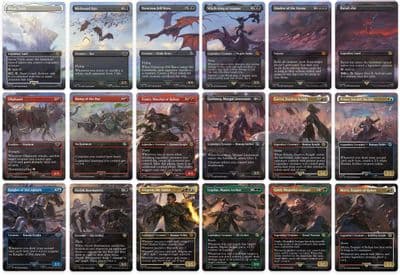 Battle of the Pelennor Fields Scene Set of 18 Universes Beyond: The Lord of the Rings: Tales of Middle-earth Magic card