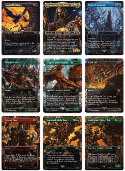 Isengard Destroyed Scene Set of 9 Universes Beyond: The Lord of the Rings: Tales of Middle-earth Magic card