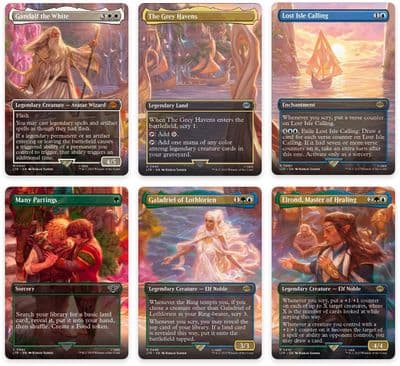 Departure to the Grey Havens Scene Set of 6 Universes Beyond: The Lord of the Rings: Tales of Middle-earth Magic card