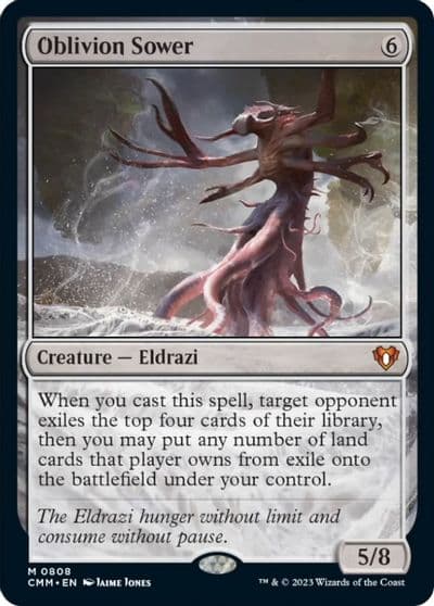 Oblivion Sower Commander Masters Magic card