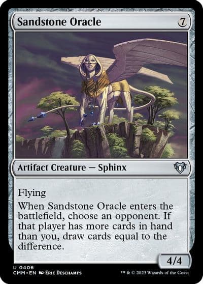 Sandstone Oracle Commander Masters Magic card
