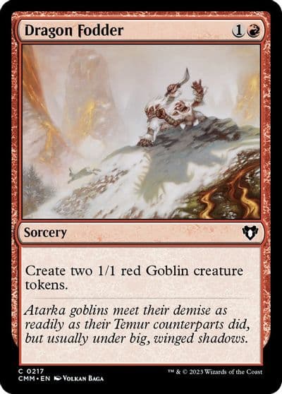 Dragon Fodder Commander Masters Magic card