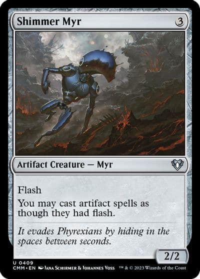 Shimmer Myr Commander Masters Magic card