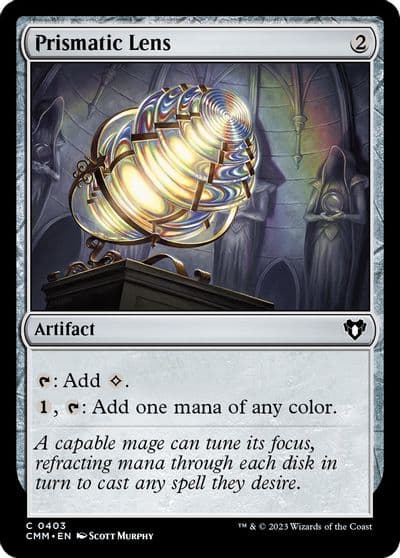 Prismatic Lens Commander Masters Magic card