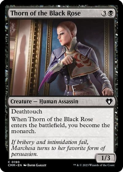 Thorn of the Black Rose Commander Masters Magic card