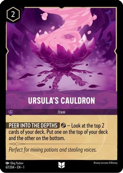 Ursulas Cauldron The First Chapter Lorcana card