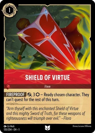 Shield of Virtue The First Chapter Lorcana card