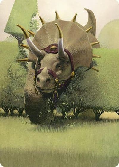 Regal Behemoth Art Card Art Series: Commander Masters Magic card