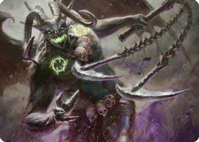 Archfiend of Despair Art Card Art Series: Commander Masters Magic card