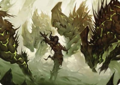 Ezuris Predation Art Card Art Series: Commander Masters Magic card