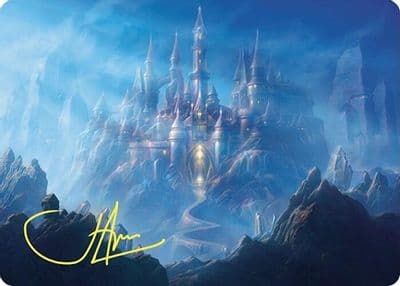 Opal Palace Art Card Gold Stamped Signature Art Series: Commander Masters Magic card