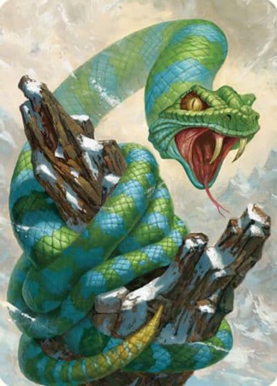 Ohran Frostfang Art Card Art Series: Commander Masters Magic card