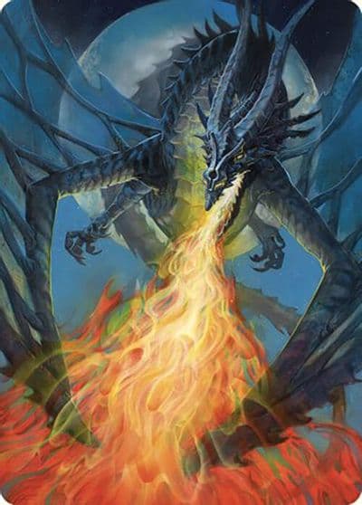 Balefire Dragon Art Card Art Series: Commander Masters Magic card