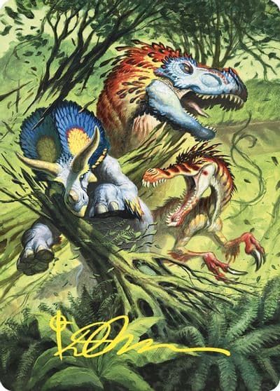 Finale of Devastation Art Card Gold Stamped Signature Art Series: Commander Masters Magic card