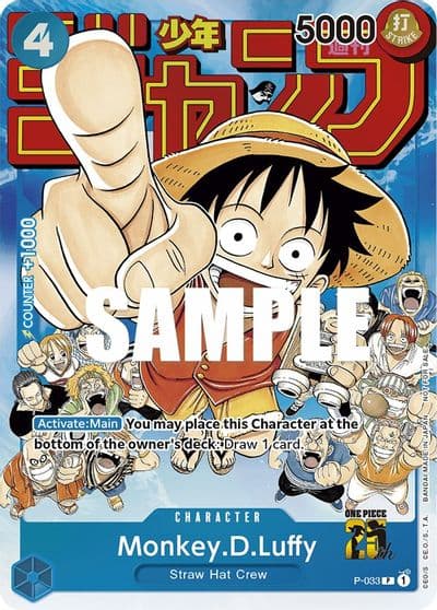 MonkeyDLuffy Event Pack Vol 2 One Piece Promotion Cards One Piece card